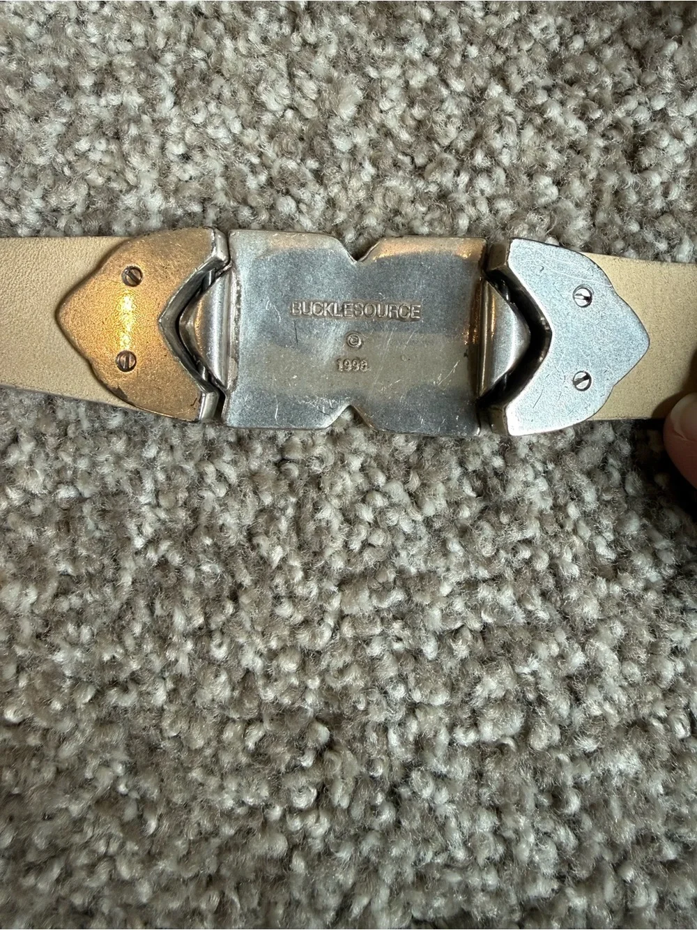Streets Ahead vintage snakeskin belt